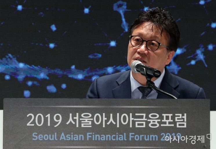 [포토]축사하는 민병두 국회 정무위원장