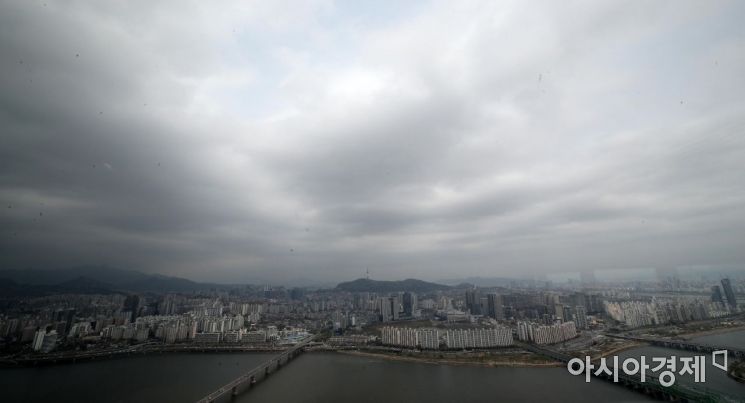 [포토] 구름 낀 서울 하늘