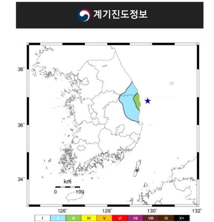 경북 울진 해역 지진, 강원 동해 지진과 연관성 적어