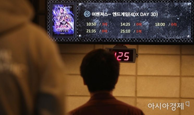 '어벤져스: 엔드게임', 개봉일 최다관객 기록경신…'신과 함께' 넘어