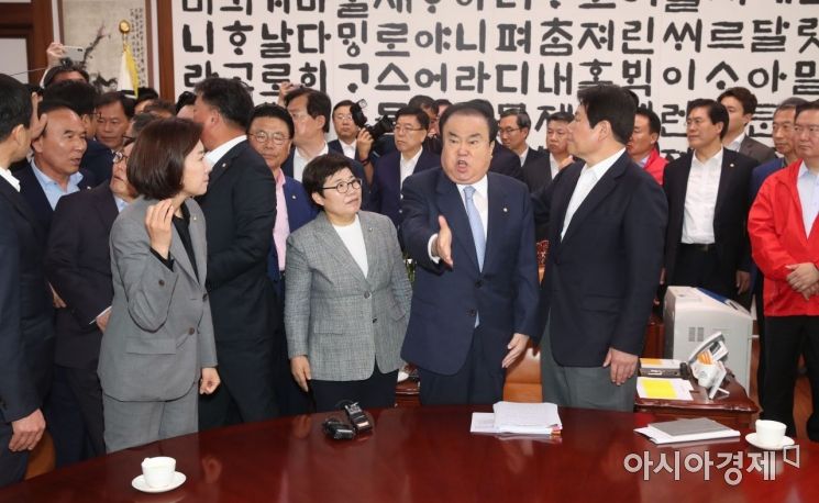 [포토] 자유한국당 폭주에 분노한 문희상 의장