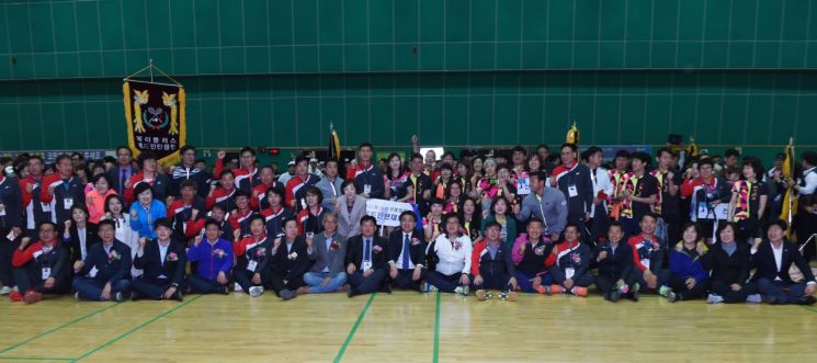 [포토] 오승록 노원구청장, 제31회 노원구청장기 배드민턴대회 참석