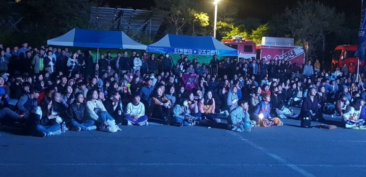 [포토] ‘2019 광주 FINA 세계수영선수권대회 성공기원’…뜨거운 열기