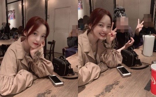 구하라, 안검하수 수술 후 근황…인형같은 미모 뽐내며 '브이'