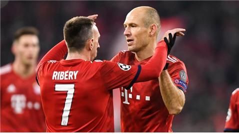 한 시대를 풍미한 프랑크 리베리와 아르연 로벤의 ‘로베리’ 듀오. 사진출처: 슈포트빌트(Sport Bild)