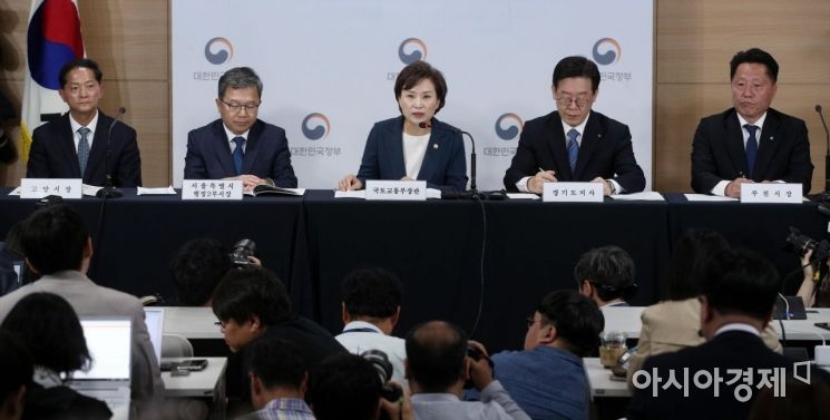 [포토] 수도권 제3차 신규택지 발표하는 김현미 장관