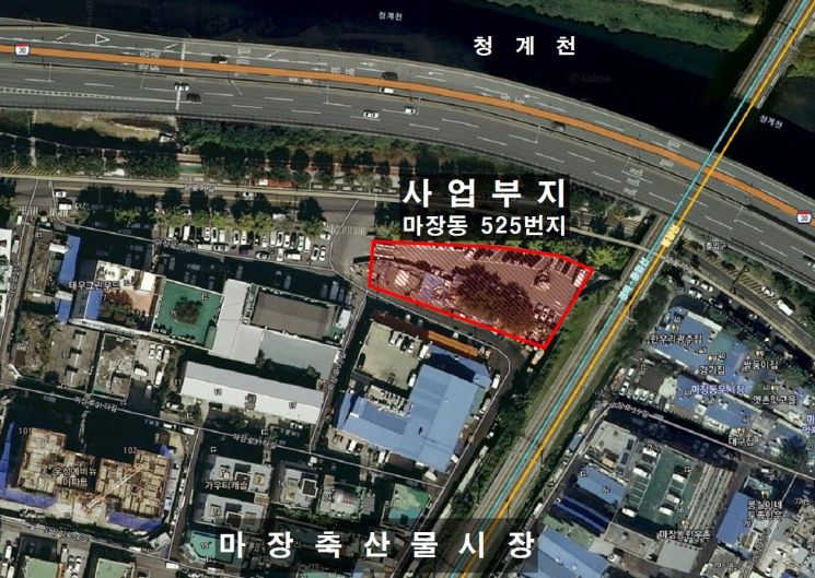 성동구 마장동 축산시장 주차장(지상 3층) 건립 