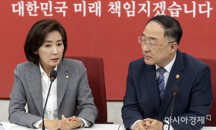 [포토] 추경예산안 '협조' 구하는 홍남기 부총리