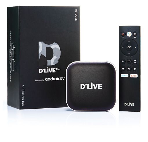 딜라이브의 안드로이드 TV 박스 '딜라이브플러스UHD'는 3월말 기준 33만대가 판매됐다.
