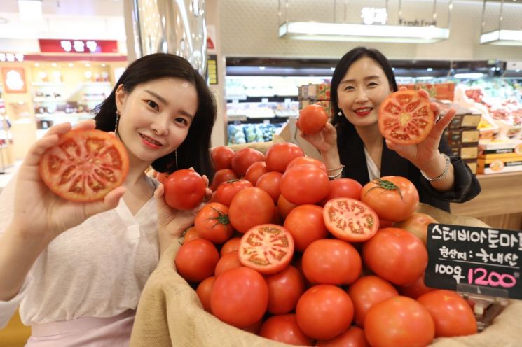 [포토] 롯데백화점 광주점, 스테비아 토마토 선봬