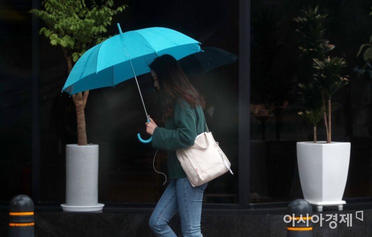 [포토] 봄비 내리는 거리