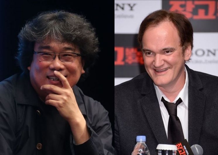 [칸영화제]"스포일러NO!" 봉준호·쿠엔틴 타란티노, 두 거장이 펜을 든 이유