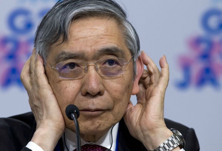 구로다 일본은행 총재 "세계경제 불확실…무역마찰·中경제 우려"