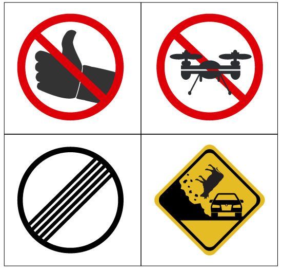 세계의 도로표지판…알면 재미, 모르면 낭패?