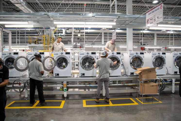 LG전자 미국 테네시주 클락스빌 세탁기 공장.