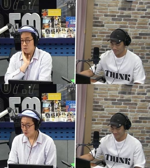 DJ 김영철과 배우 안창환 / 사진=SBS 보이는 라디오
