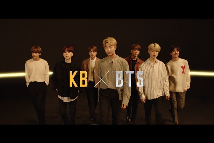 방탄소년단이 출연한 'KB x BTS 시즌 2' 유튜브 영상 화면. 사진=KB국민은행 제공