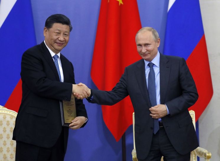 시진핑 중국 국가주석과 블라디미르 푸틴 러시아 대통령 (사진=연합뉴스)