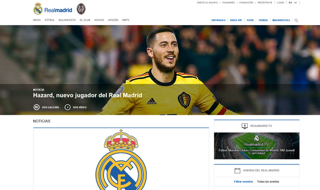 축구선수 에덴 아자르, 레알 마드리드로 이적…구단 상징 '7번' 유니폼 받는다