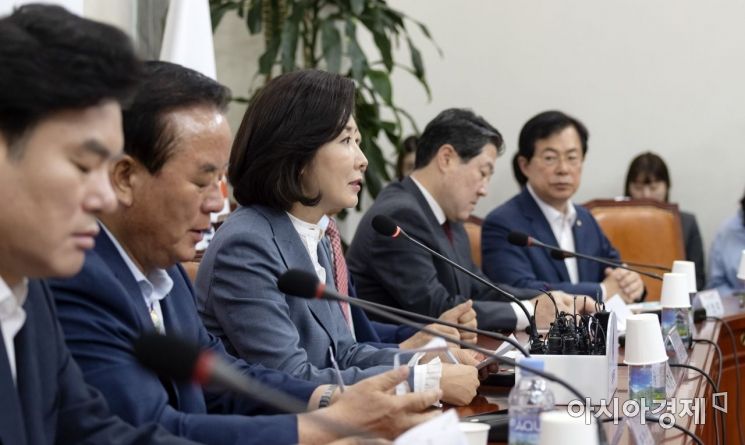 [포토] 모두 발언하는 나경원 원내대표