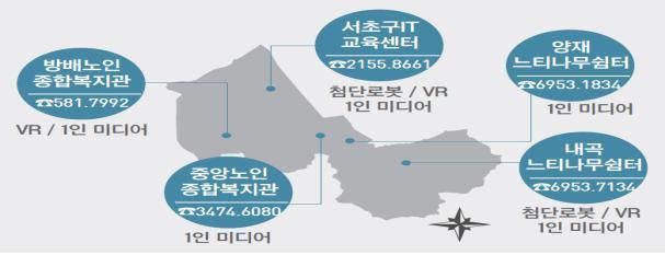 스마트 시니어IT체험존 위치도