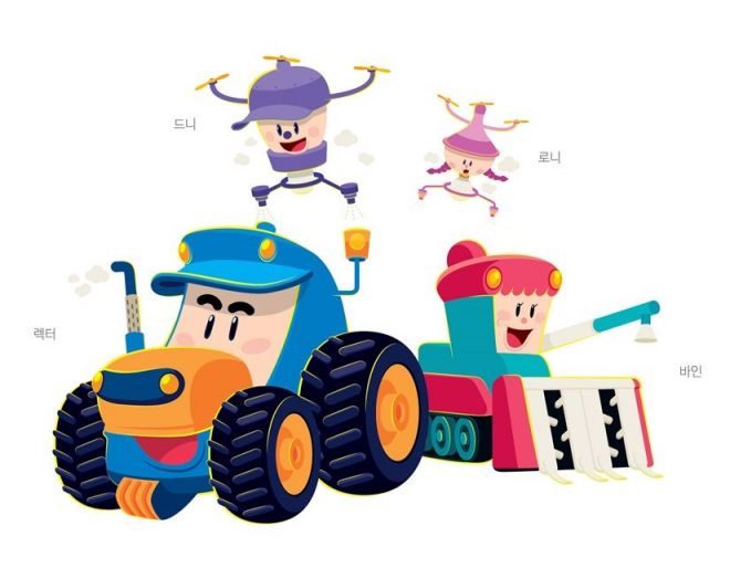 영광군, 농업기계 캐릭터 ‘특허청 상표등록권’ 획득