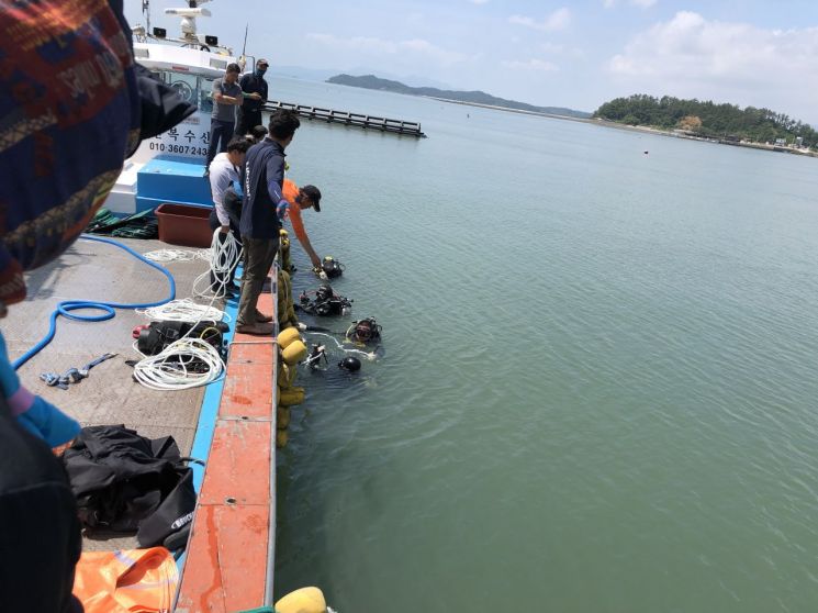  아름다운 가우도 만들기 ‘수중 정화활동 실시’