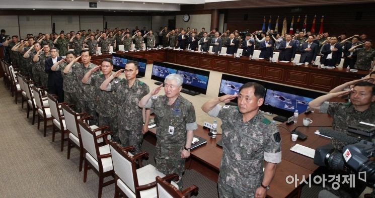 [포토] 2019 전반기 전군지휘관회의