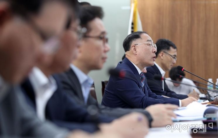 [포토] 홍남기 부총리, 공공기관 경영평가 회의 주재