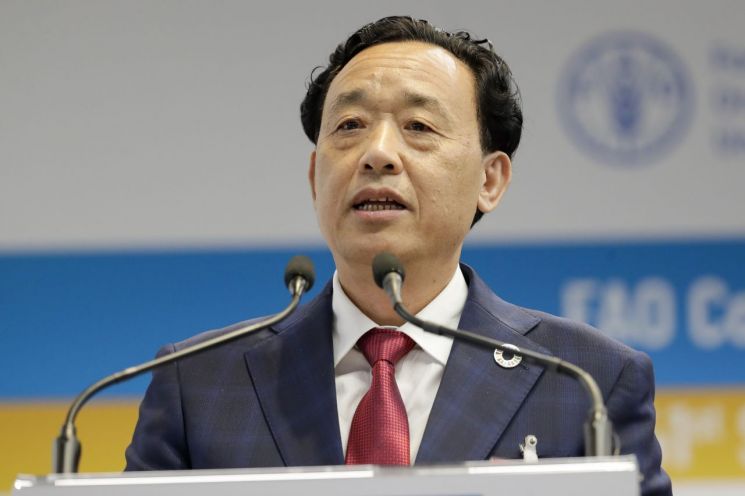 유엔 FAO 수장에 첫 중국인 선출