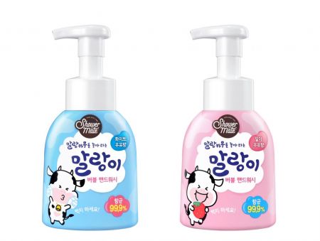 애경산업, 샤워메이트 버블 핸드워시 출시…'말랑이' 캐릭터 적용