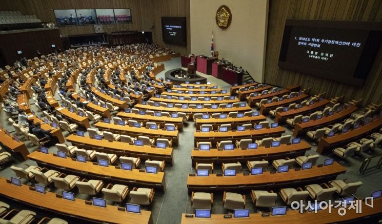 [포토] 자유한국당 불참 속 시정연설