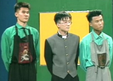 1992년 MBC '특종 TV 연예'를 통해 데뷔한 서태지와아이들.양현석 전 YG대표는 가장 왼쪽.서태지(가운데), 이주노(오른쪽)사진=MBC 캡처