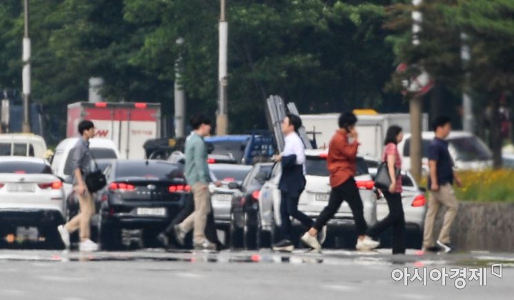 [포토]아지랑이 속 도심