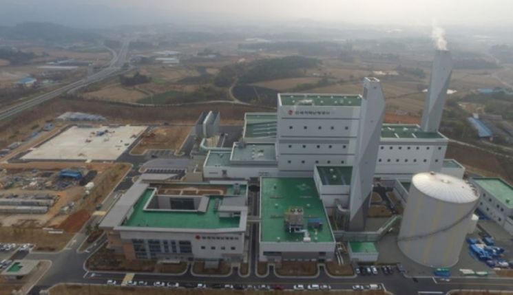 나주 SRF 열병합발전소 전경 . 사진=한국지역난방공사