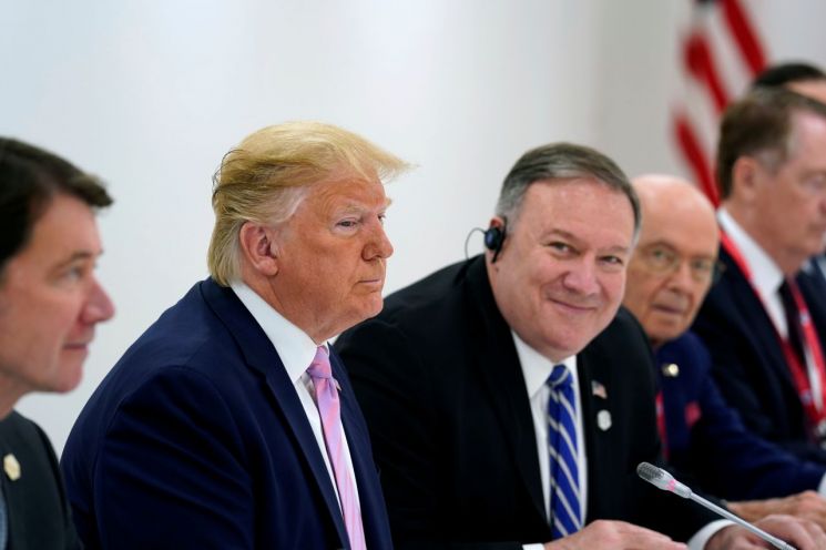 G20 참석한 트럼프, 이란 질문에 "급할 것 없다"