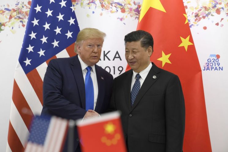 도널드 트럼프 미국 대통령(왼쪽)과 시진핑 중국 국가주석 <사진=AP연합>