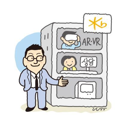 '셀프·상담·휴식' 3층 영업점…디지털 실험 나선 허인 국민은행장