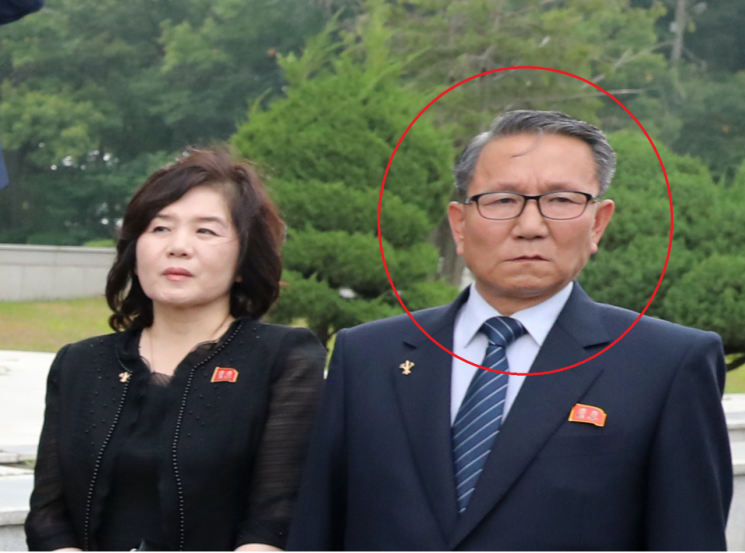 北최선희 옆 인물, 장금철 통일전선부장 가능성