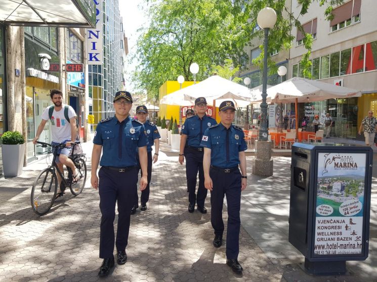 크로아티아에 한국 경찰관 6명 파견…관광객 보호 앞장