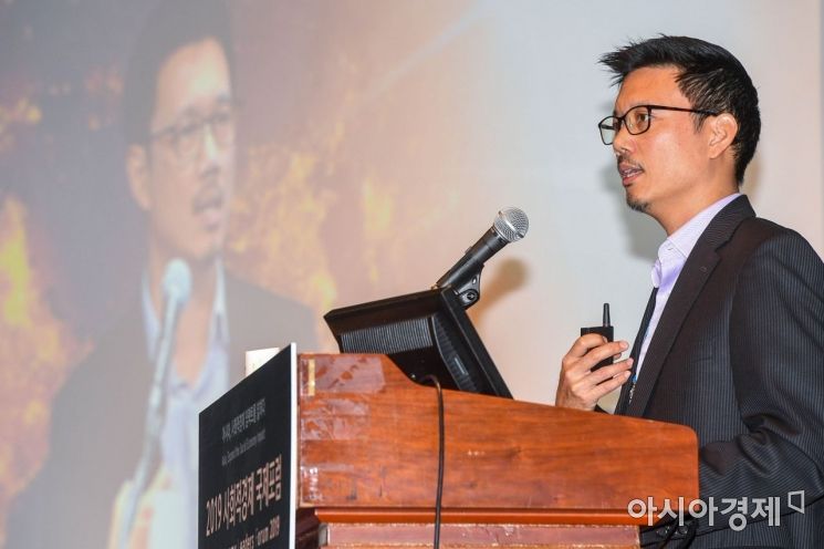 [포토]케빈 테오 최고운영책임자 기조연설