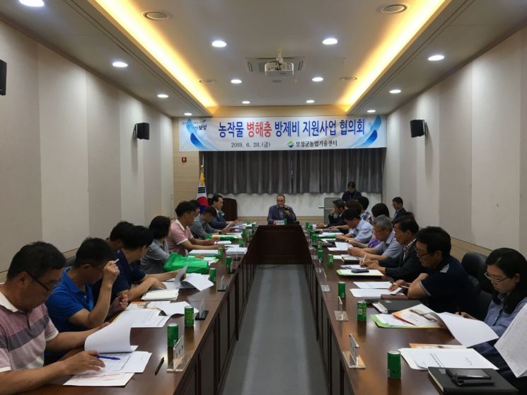 보성군, 농작물 병해충 사전 공동방제 추진