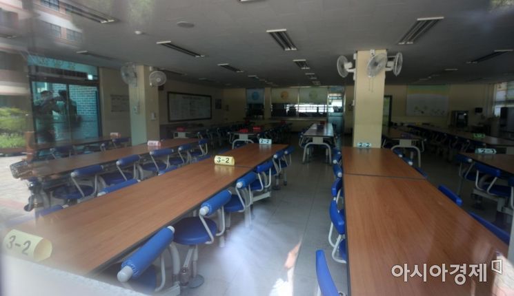 [포토] 학교 비정규직 파업, 비어 있는 급식실