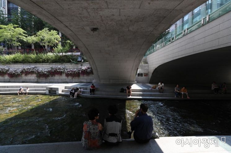 [포토]'그늘에서 더위 식혀요'
