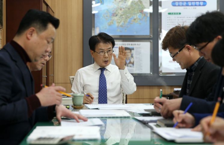 강진군 ‘지방재정 확대 우수 자치단체’ 선정