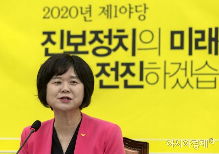 이정미 "2020년 교섭단체로 돌아오겠다" 퇴임 기자회견