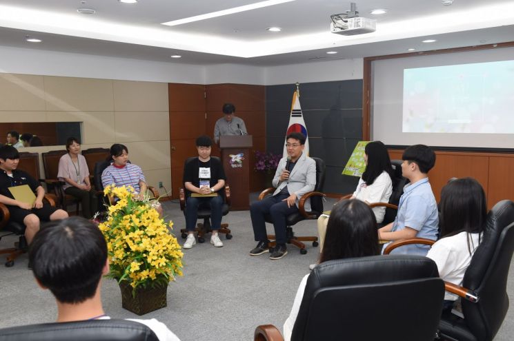 [포토]오승록 노원구청장, 청소년 문화 기획단 위촉