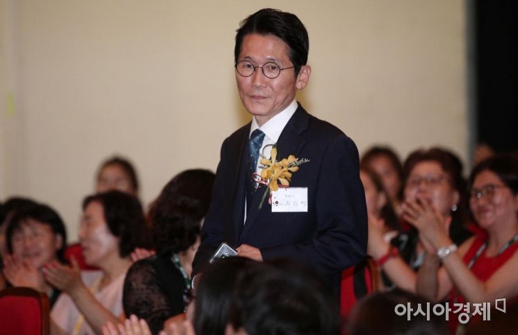 [포토] 대한간호조무사협회 창립 46주년 기념식 참석한 윤소하