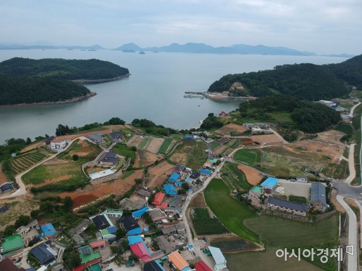 여수 안포씨 마을 전경(사진=전남도 제공)