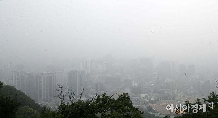 [포토] 서울 도심에 짙은 안개
